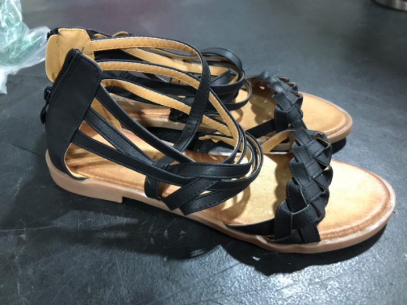 Photo 2 of [Size 10.5] Ladies Gladiator Sandals- Black