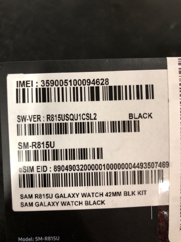 Photo 3 of Samsung Galaxy Watch (42mm, GPS, Bluetooth, Unlocked LTE) – Midnight Black (US Version)