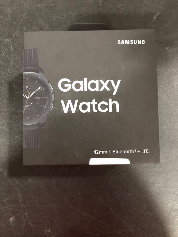 Photo 2 of Samsung Galaxy Watch (42mm, GPS, Bluetooth, Unlocked LTE) – Midnight Black (US Version)