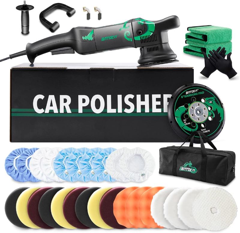 Photo 1 of BATOCA Dual Action Polisher, Auto Buffers and Polishers, da Buffer for Car Detailing, 6 Inches and 700w Random Orbital,6 Variable Speed with Polishing Pads for Waxing,Buffing,Sanding
