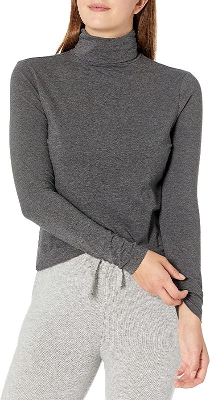 Photo 1 of Amazon Essentials Women's Long-Sleeve Turtleneck S