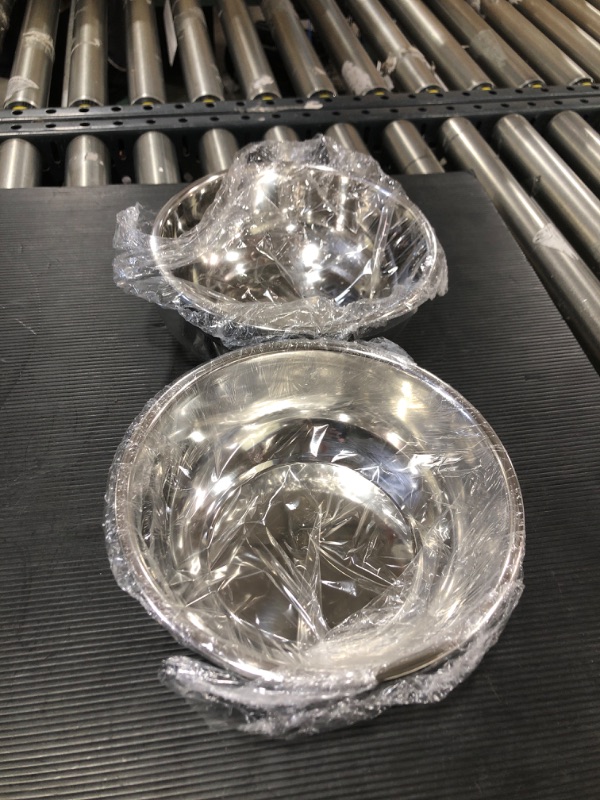 Photo 2 of 1.5QT DOG BOWL STAINLESS 2 PACK
