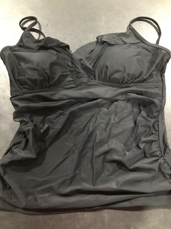 Photo 1 of Black Bathing Suit Top Unknown Size