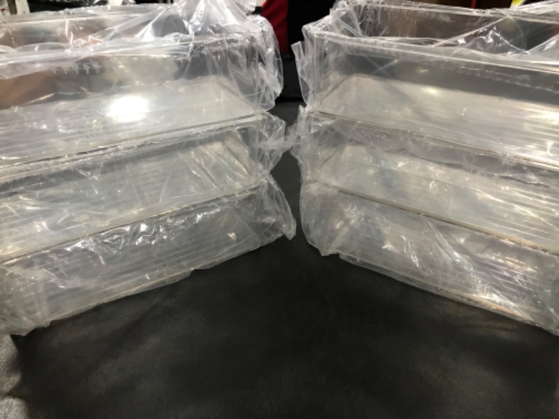 Photo 1 of 6 Pack Plastic Refrigerator Organizer Bins