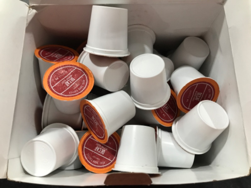 Photo 2 of (BEST BY APRIL 16 2022) Real Good Coffee Company - Single Use Coffee Pods - Decaf Medium Roast Coffee - K-Cup Compatible including Keurig 2.0 Brewers - Recyclable Cups and Packaging - 36 Count Decaf Medium 36 Count (Pack of 1)