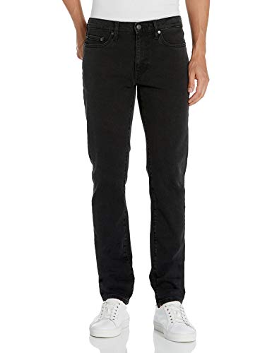 Photo 1 of Amazon Essentials Men's Slim-Fit Stretch Jean, Washed Black, 38W X 34L
