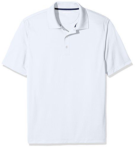 Photo 1 of Amazon Essentials Men's Quick Dry Golf Polo Shirt, White, X-Large
