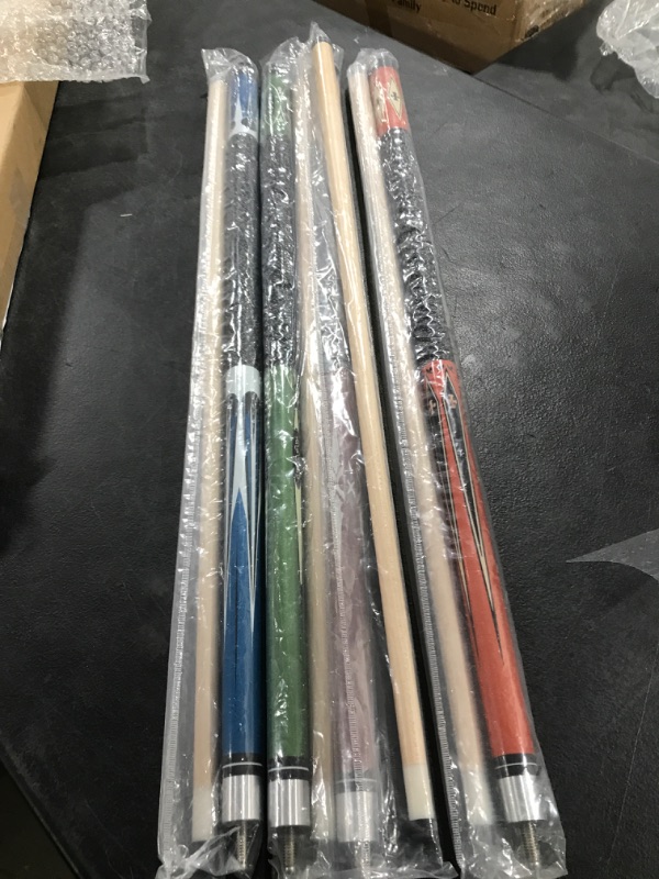 Photo 1 of 4 Pack Pool Sticks