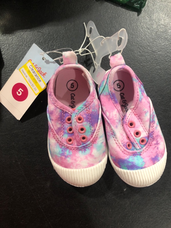 Photo 1 of Cat & Jack pink sneakers SIZE 5