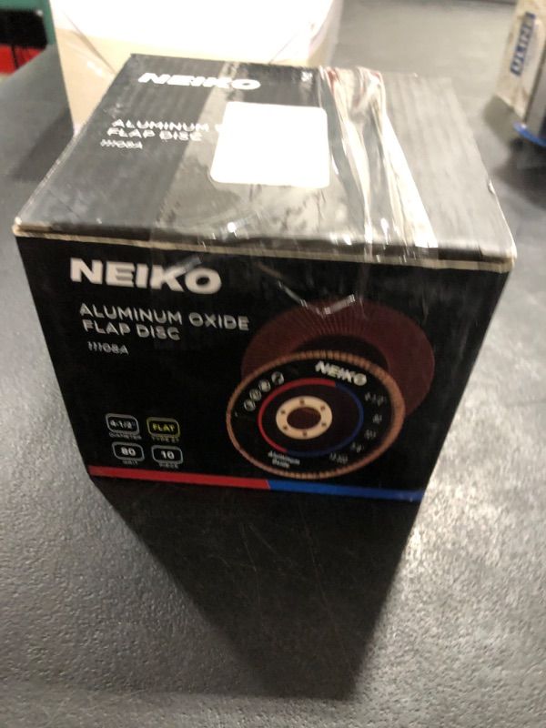 Photo 1 of 4-1/2" Flap Disc, Alum Oxide, 80 Grit Tool for Grinder. Pack of 10