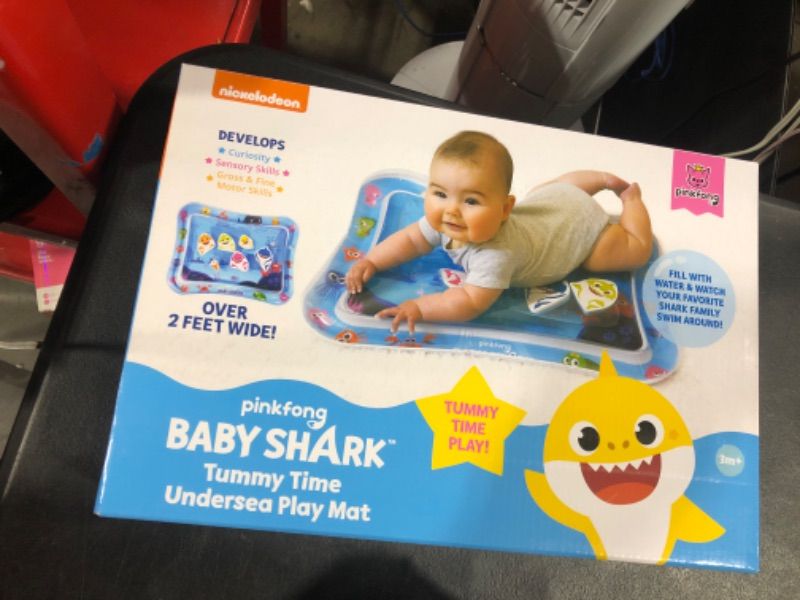 Photo 2 of Baby Shark Tummy Time Water Filled Play Mat – Infant Toys to Help Learn How to Crawl – Baby Shark Official