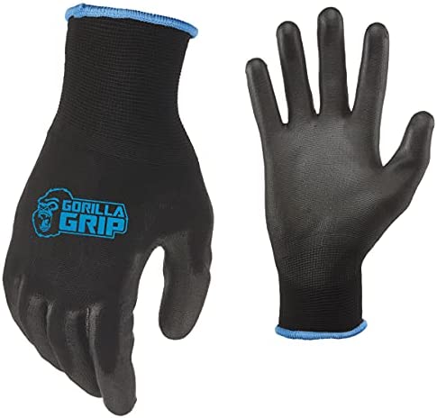 Photo 1 of 25 pair GORILLA GRIP Never Slip, Maximum Grip All-Purpose Gloves Large