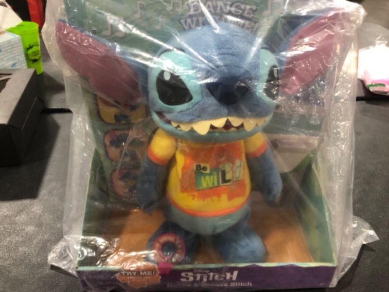 Photo 2 of Disney Dance & Groove Stitch Feature Plush Plush Animated Toy, Ages 3 Up, by Just Play