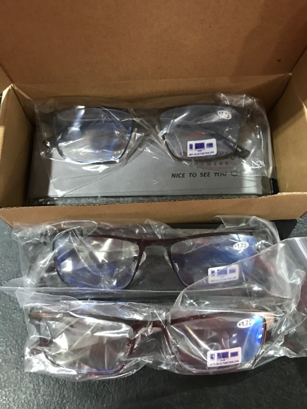 Photo 1 of 1.75+ 3 PACK GLASSES SET