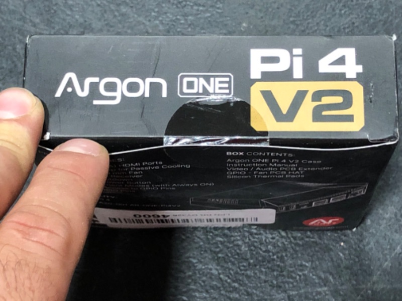 Photo 4 of Argon ONE V2 Aluminum Case for Raspberry Pi 4 | with Power Button and Fan