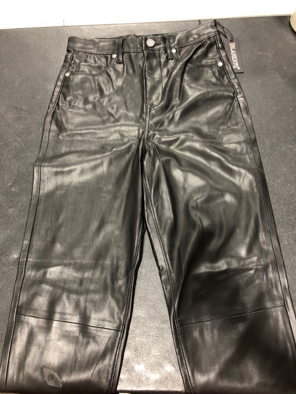 Photo 2 of [BLANKNYC] Women's The Principle Mid Rise Vegan Leather Skinny Pants SIZE 26