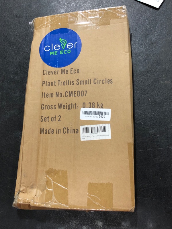 Photo 2 of (ONE IN PACKAGE) Cleverly Me Eco Circle Trellis for Potted Plants 16” Tall (2 Pk) Indoor Plant Trellis, Hoya Trellis, Trellis for Climbing Plants Indoor, Round Trellis Design, Beauty Even Before Your Plant Grows