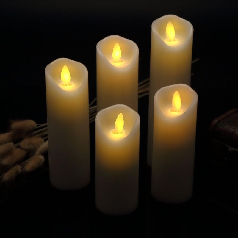 Photo 1 of  Flameless Candles Battery Operated Candles Set Decorative Flameless Candles