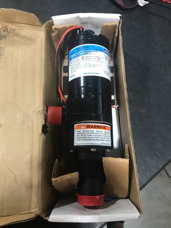 Photo 2 of Jabsco 18590 Series Dc Macerator Pump