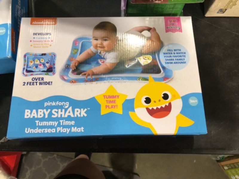 Photo 2 of Baby Shark Tummy Time Water Filled Play Mat – Infant Toys to Help Learn How to Crawl – Baby Shark Official