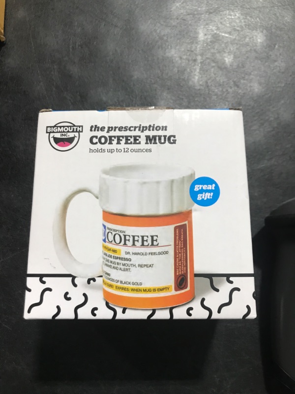 Photo 2 of BigMouth BMMU-0008 Prescription Pill Bottle Coffee Mug