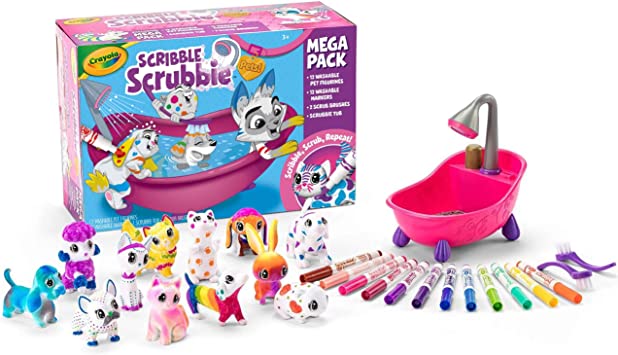 Photo 1 of Crayola Scribble Scrubbie Pets Mega Pack, Pet Toys for Kids, Gifts for Girls & Boys Ages 3+
