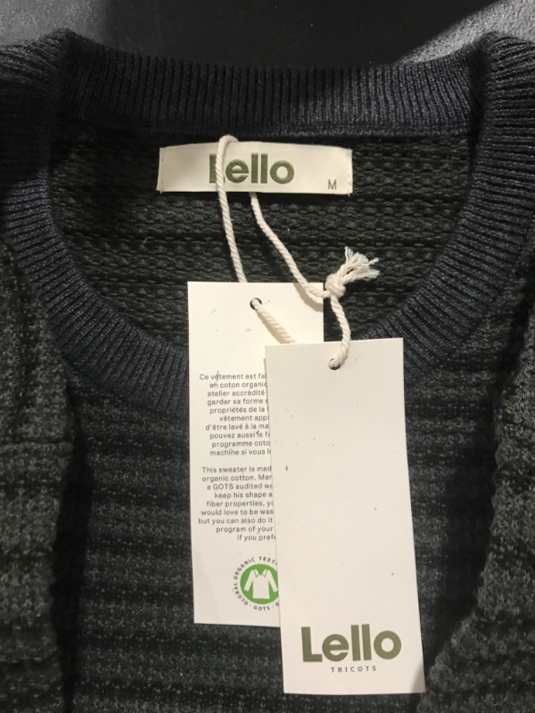 Photo 2 of LELLO - Size M  - Green Eco Friendly sweater 