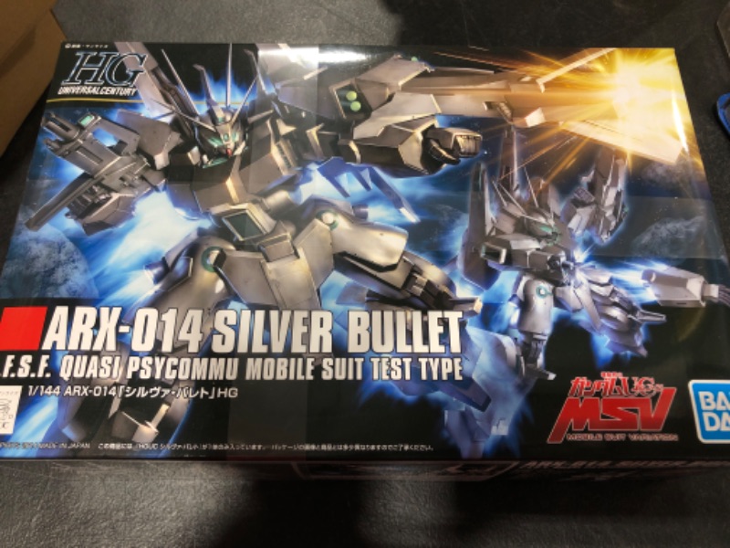 Photo 1 of ARX-014 Silver Bullet E.F.S.F. Quasi Psycommu Mobile Suit Test Type