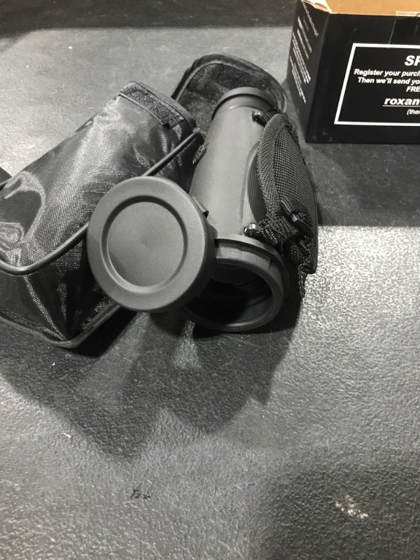 Photo 1 of Roxant Falcon Monocular Telescope for Smartphone - 10x42 High Definition BAK4 Prism Focusing Scope - Monoculars for Adults - Includes Monocular, Phone Adapter, Mini Tripod, Case & Lens Cap