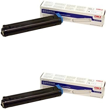 Photo 1 of OKI 43502301 Black Toner Cartridge 2-Pack for B4400, B4500, B4550, B4600 