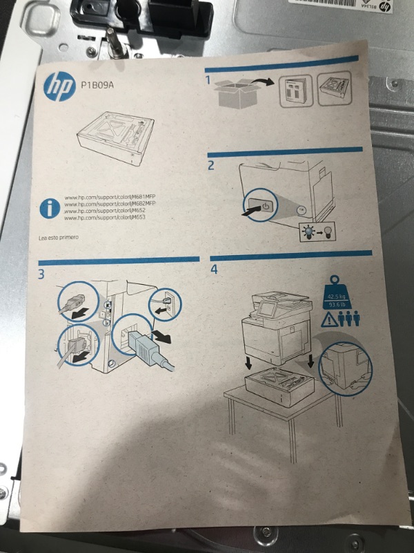 Photo 4 of HP Color Laserjet 550-sheet Media Tray