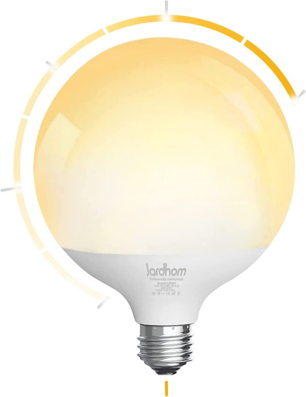 Photo 1 of Jardhom Led Light Bulb,Dimmable G120 Globe Light Bulbs,20W(200W Equivalent),3000k Warm White Led Light Bulbs,E26 Base 2000 Lumen Led Bulbs,Bright Light Bulb (4.72x6.18 inch)
