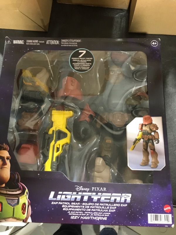 Photo 2 of Disney Pixar Lightyear Space Ranger Gear Izzy Hawthorne Jr ZAP Patrol, Authentic 12 Inch Scale Figure & Accessories, 14 Posable Joints, 4 Years & Up Space Ranger Gear Jr. ZAP Patrol Izzy