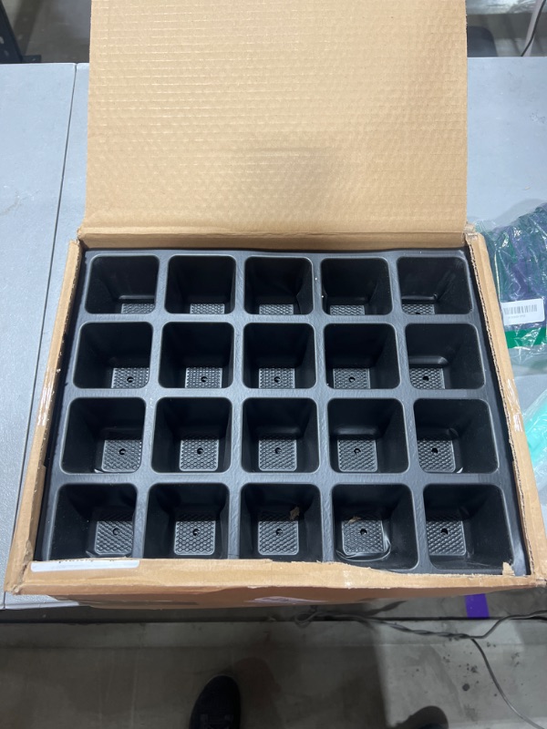 Photo 2 of  Pack Seed Starter Kit, 72 Cell Seedling Trays Gardening Germination Plastic Tray Nursery Pots Mini Propagator Plant Grow Kit Plug Tray Starting Trays for Seedling Germination