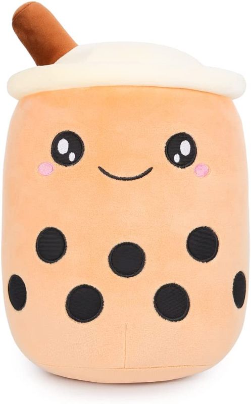 Photo 1 of AIXINI 19.6 inch Boba Plush Stuffed Bubble Tea Plushie Cartoon Milk Tea Cup Pillow Big, Soft Kawaii for Kids Girls
