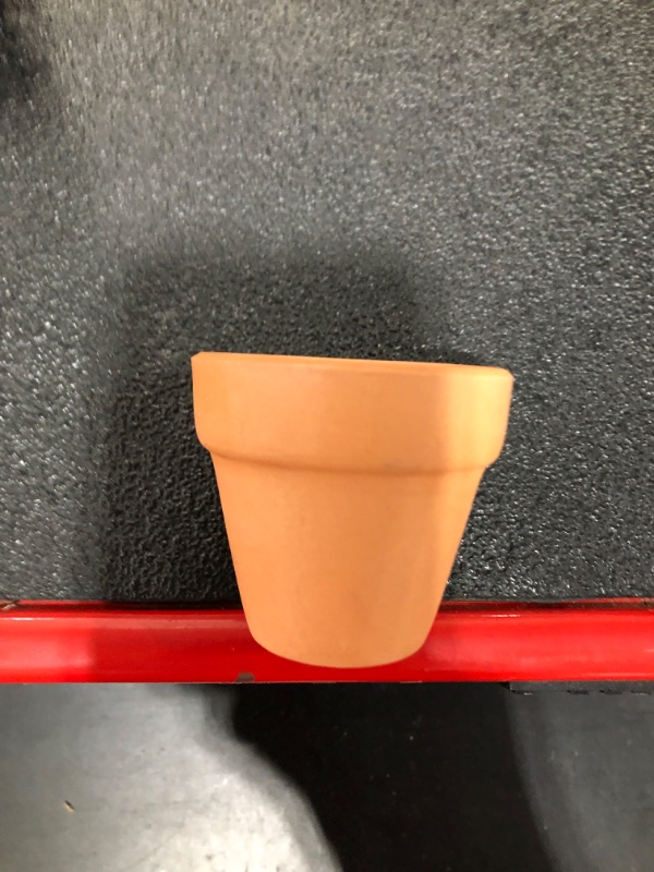 Photo 2 of 100PCS Small Mini Terracotta Clay Pots Flower Pots with Drainage Holes Clay Terra Cotta Pots Cactus Nursery Planter Succulent Terracotta Pots for Indoor