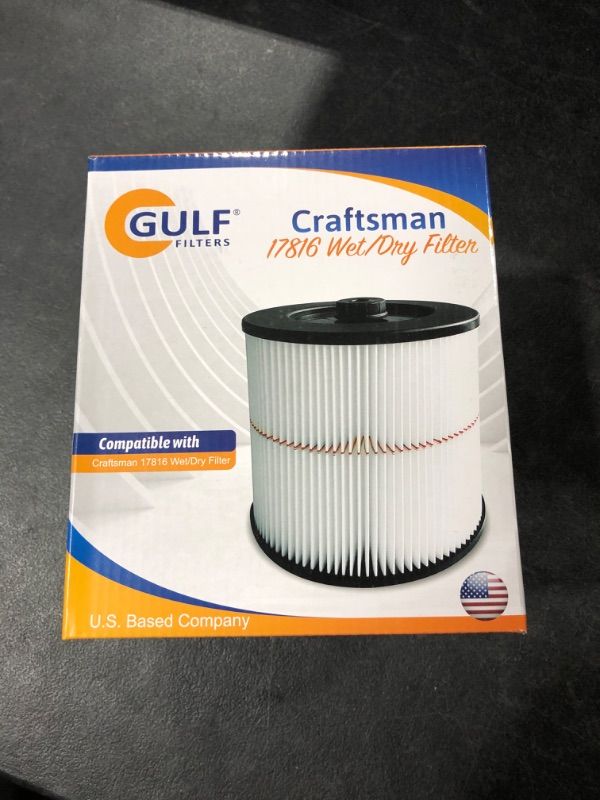 Photo 1 of  Super air Vacuum Cartridge Filter fits for Craftsman 17816 