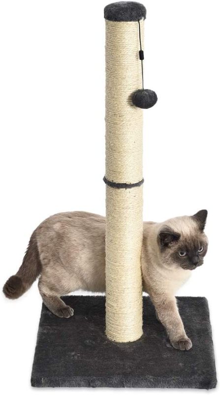 Photo 1 of Cat scratching post Medium, 16 x 16 x 32 Inches, Grey