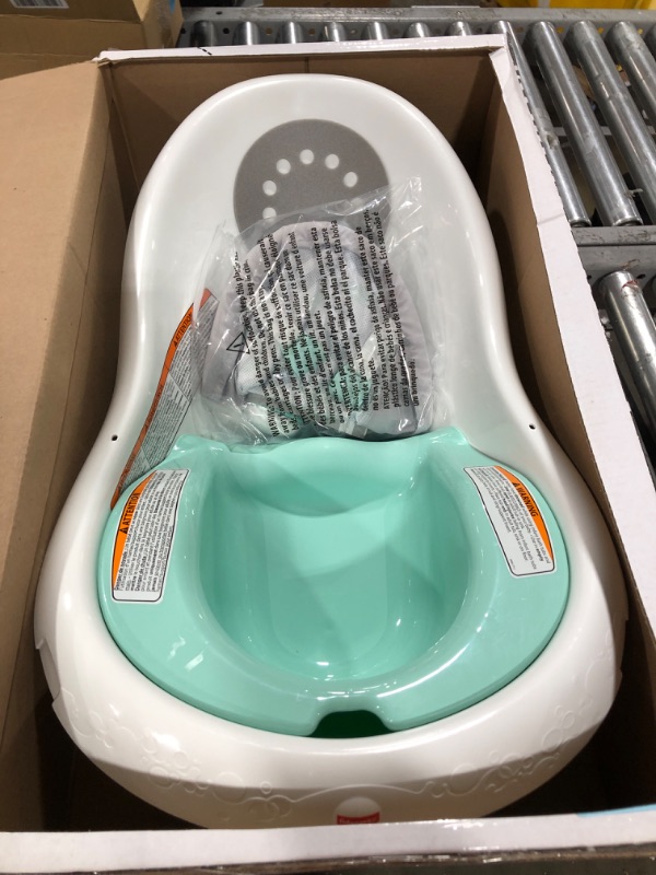 Photo 2 of Fisher-Price 4-In-1 Sling 'N Seat Tub – Climbing Leaves, Convertible Baby to Toddler Bath Tub with Support and Seat [Amazon Exclusive]