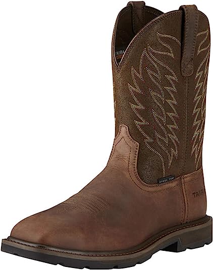 Photo 1 of ARIAT Men's Groundbreaker Wide Square Steel Toe Work Boot