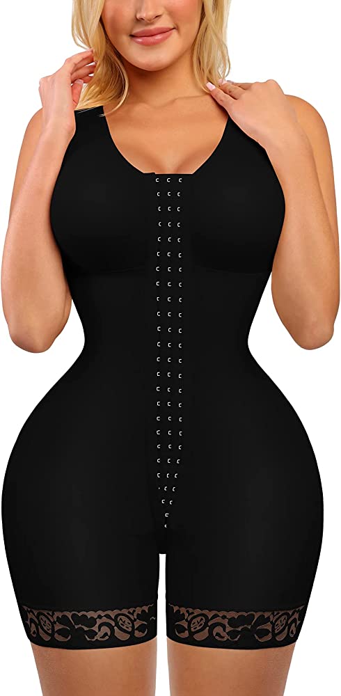 Photo 1 of FeelinGirl Tummy Control Fajas Colombianas Reductoras y Moldeadoras Shapewear for Women Butt Lift Full Body Shaper Size Small