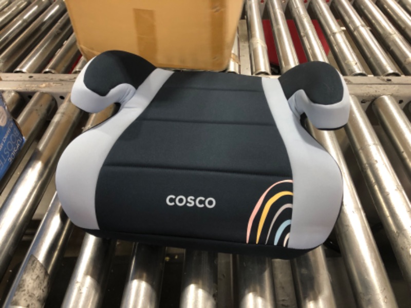 Photo 2 of Cosco Topside Backless Booster Car Seat, Lightweight 40-100 lbs, Rainbow