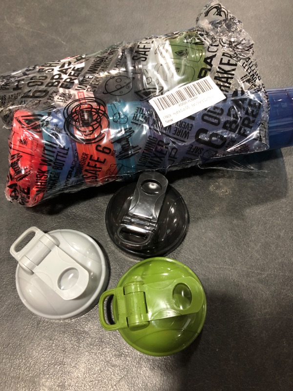 Photo 1 of Hydra Cup [6 Pack] 28-Ounce Shaker Bottles with Wire Whisk Balls, Shaker Cup Blender for Protein Mixes, Six Color Set
