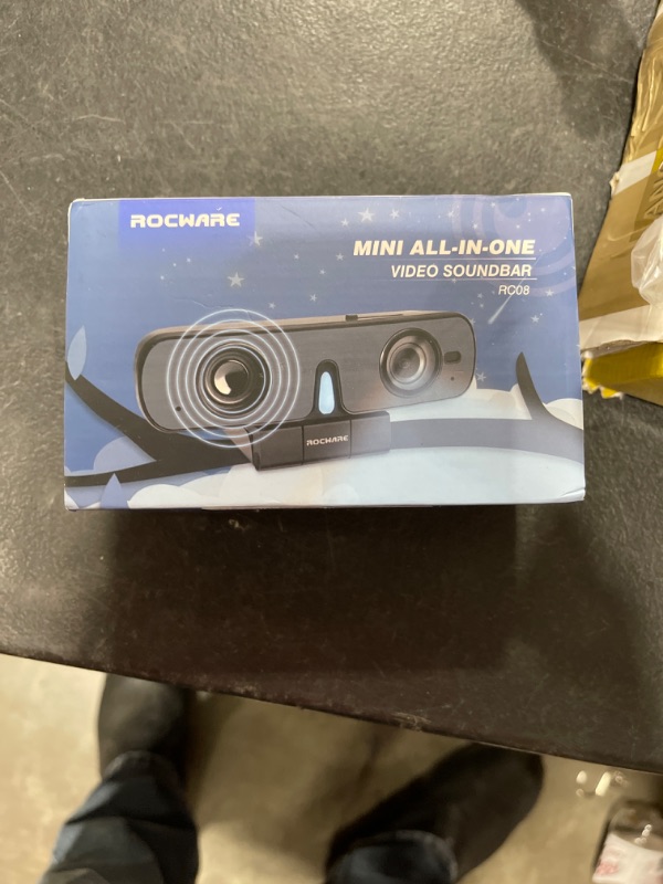 Photo 1 of ROCWARE RC08 Smart Webcam - Mini All-in-One Video Soundbar - Autofocus See original listing
