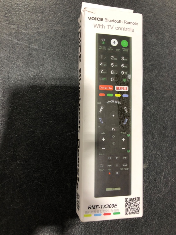 Photo 2 of Amtone Replacement Remote Control for Sony RMF-TX300E Voice-Actived Smart 4K TV Bluetooth Build-in Netflix Google Play Hot Keys