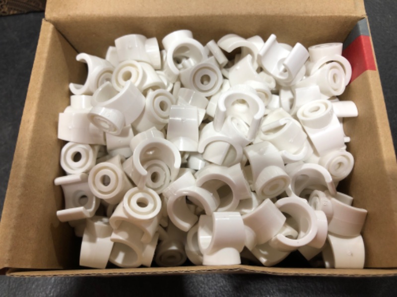 Photo 2 of 200 Pcs GUPOMT 1/2-Inch U-Hook PEX Holder PEX-AL-PEX Talon Clamps Pipe Support 16mm O.D Pipe Plastic Socket To Fix Corresponding Pipes