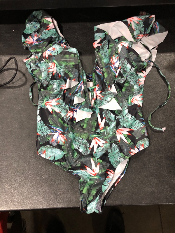 Photo 1 of Floral Bathing Suit. Size L