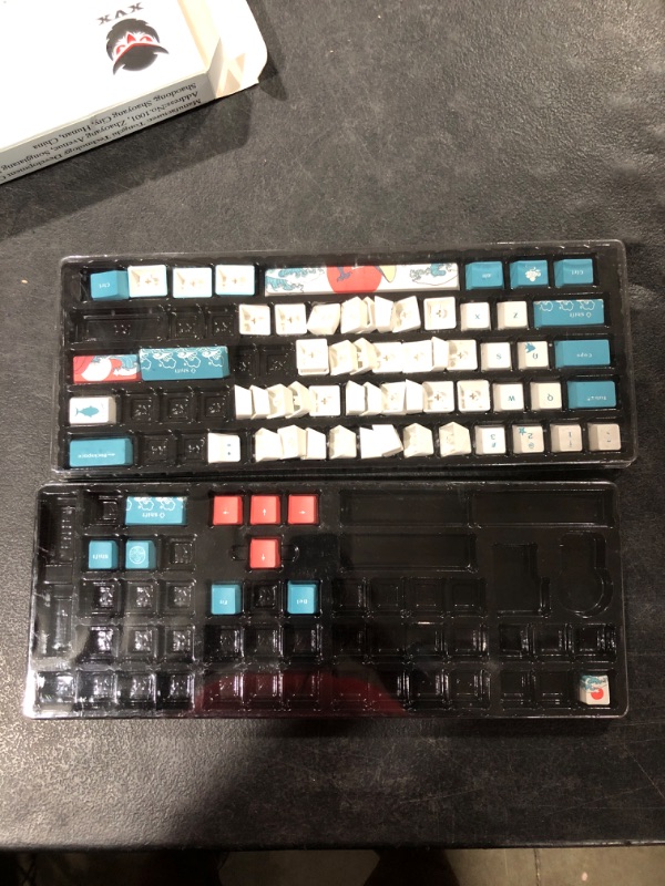 Photo 1 of SDYZ Custom Keycaps-Keycaps 60 Percent, Suitable for GK61/GK64/RK61/Anne/GH60 /ALT61 Mechanical Keyboards, 71 Key Set, OEM Profile PBT Keycaps (Coral Sea Keycaps)