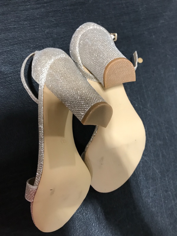 Photo 1 of DREAM PAIRS Women's Chunk Low Heel Pump Sandals
