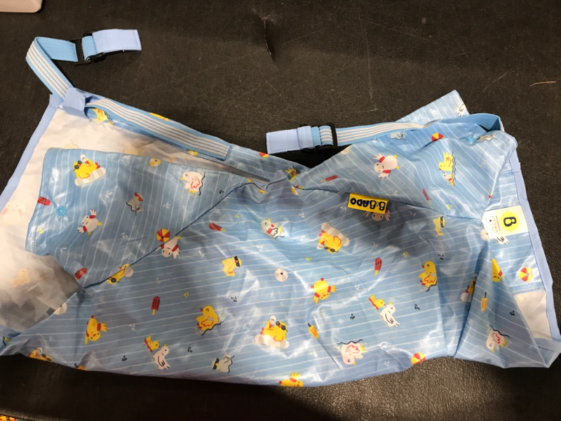 Photo 1 of BIBaDO Baby Smock For Eating - Long Sleeve Mess Proof Coverall Toddler Bibs - For Ages 6-36 Months, Attaches to Highchairs, Strollers and Tables - Waterproof, Machine Washable, Speedy Dinos